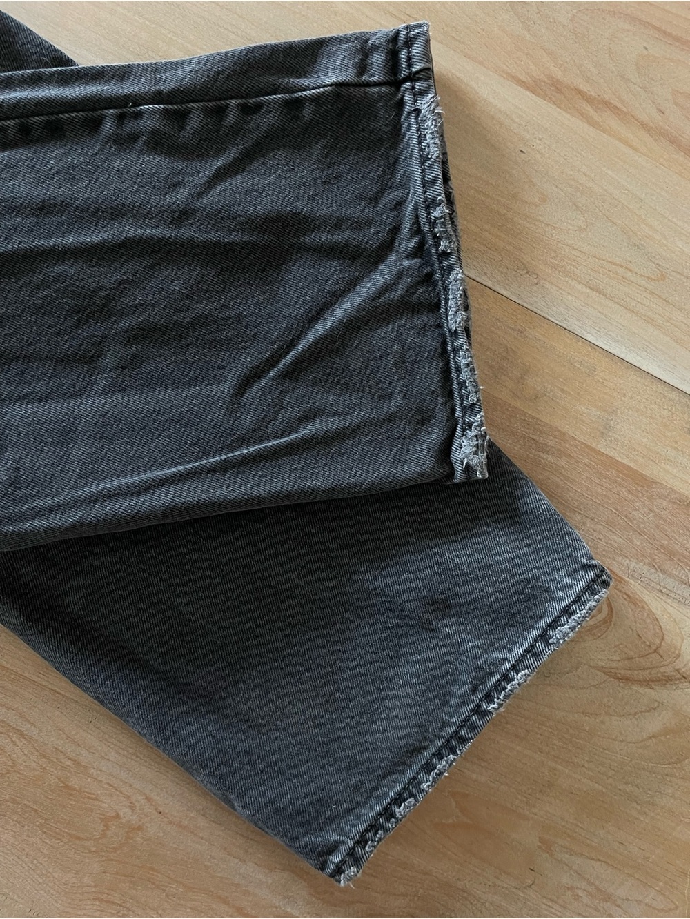Levi’s Low Y2K Baggy Fit Jeans Size 24 Black Wash Wide Leg Denim Low Rise - Picture 9 of 14